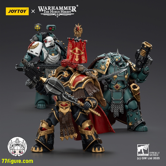 【予約商品】ジョイトイ JoyToy Source 1/18 『ウォーハンマー ホルスの異端』ホルスの息子軍団 三体セット 塗装済み可動フィギュア