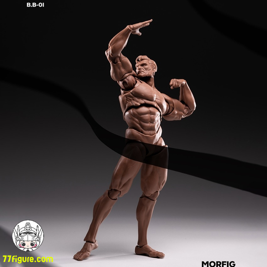 【予約商品】Morfig 1/12 ブランクボディ ベータ ブラックスキンVer. 男性素体