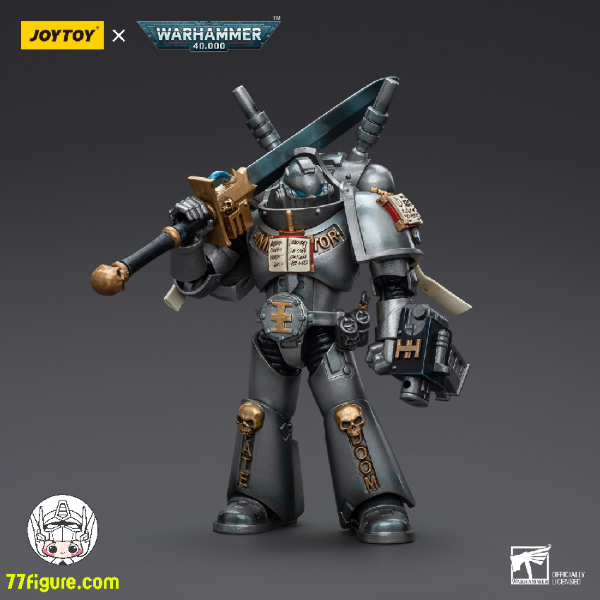 ジョイトイ JoyToy Source 1/18 『ウォーハンマー40K』グレイナイツ インターセプター分隊 インターセプター ストーム ボルター & ネメシス フォース ソード付き 塗装済み可動フィギュア