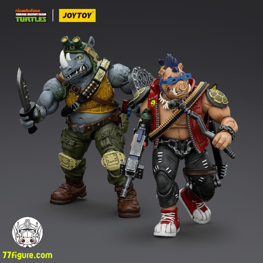 【先行販売】ジョイトイ JoyToy Source 1/18 ティーンエイジ  ミュータント ニンジャ タートルズ 『TMNT 』二体セット 塗装済み可動フィギュア