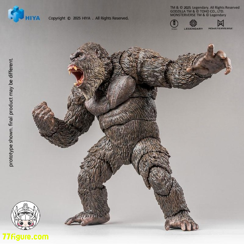 【予約商品】Hiya Toys EBG0241 Exquisite Basic シリーズ ゴジラ VS. コング コング2.0 塗装済み可動フィギュア