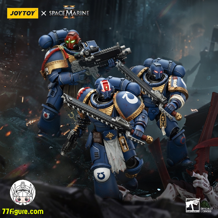 【予約商品】ジョイトイ JoyToy Source 1/18 『ウォーハンマー40K』ウルトラマリン コレクターズ版 三体セット 塗装済み可動フィギュア