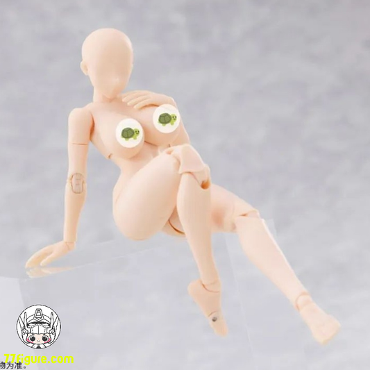 【予約商品】K Toys 1/12 KT02A 日系アニメ風 豊満な女性素体 白肌 塗装済み可動フィギュア