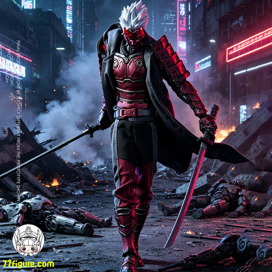 【予約商品】VToys 1/12 VSD012 BMS CF サイバーパンク 武士 紅刃の夜明け WF限定版 塗装済み可動フィギュア