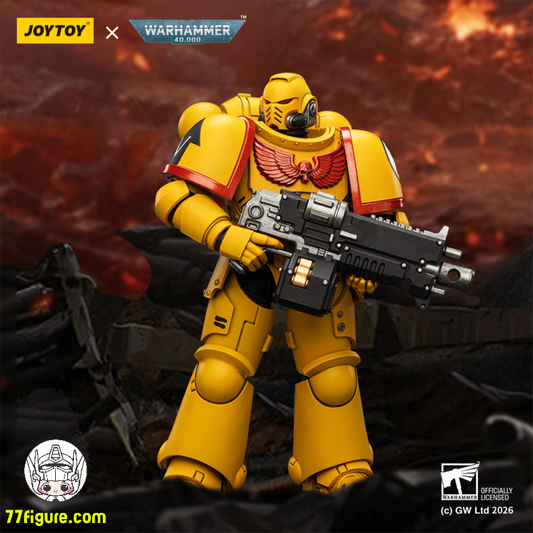 【予約商品】ジョイトイ JoyToy Source 1/18 『ウォーハンマー40K』インペリアル フィスト インターセッサー ボルトライフル ボルトピストル チェーンソード付き 塗装済み可動フィギュア
