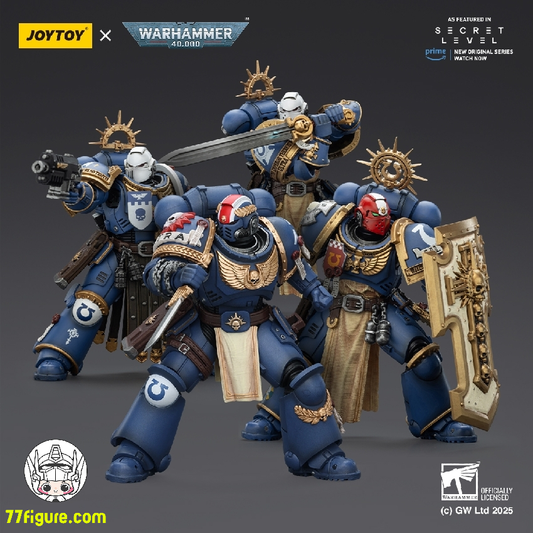 【予約商品】ジョイトイ JoyToy Source 1/18 『ウォーハンマー40K』ウルトラマリーンズ 四体セット 塗装済み可動フィギュア