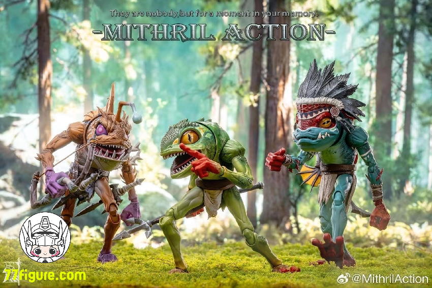 【先行販売】Mithril Action 1/10 モンスターズ 3体セット 塗装済み可動フィギュア