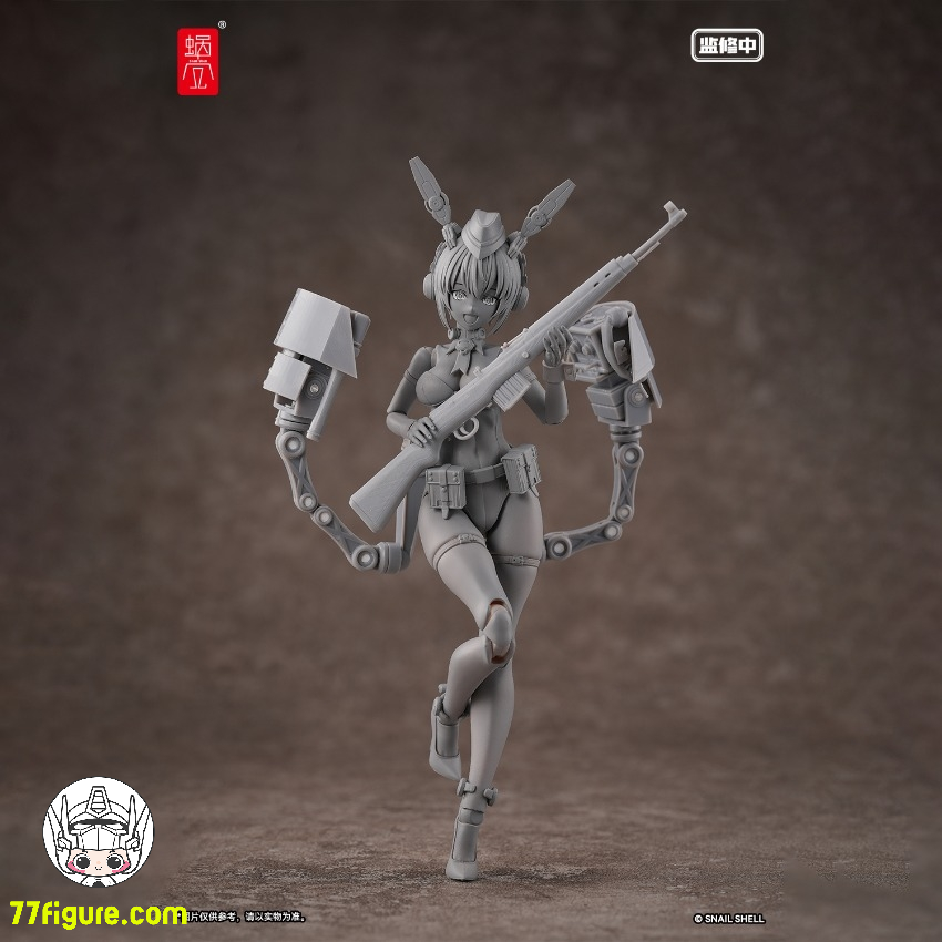 【先行販売】蝸之殻(スネイルシェル) 1/12 アーマード バニーガール アンネリーゼ 塗装済み可動フィギュア