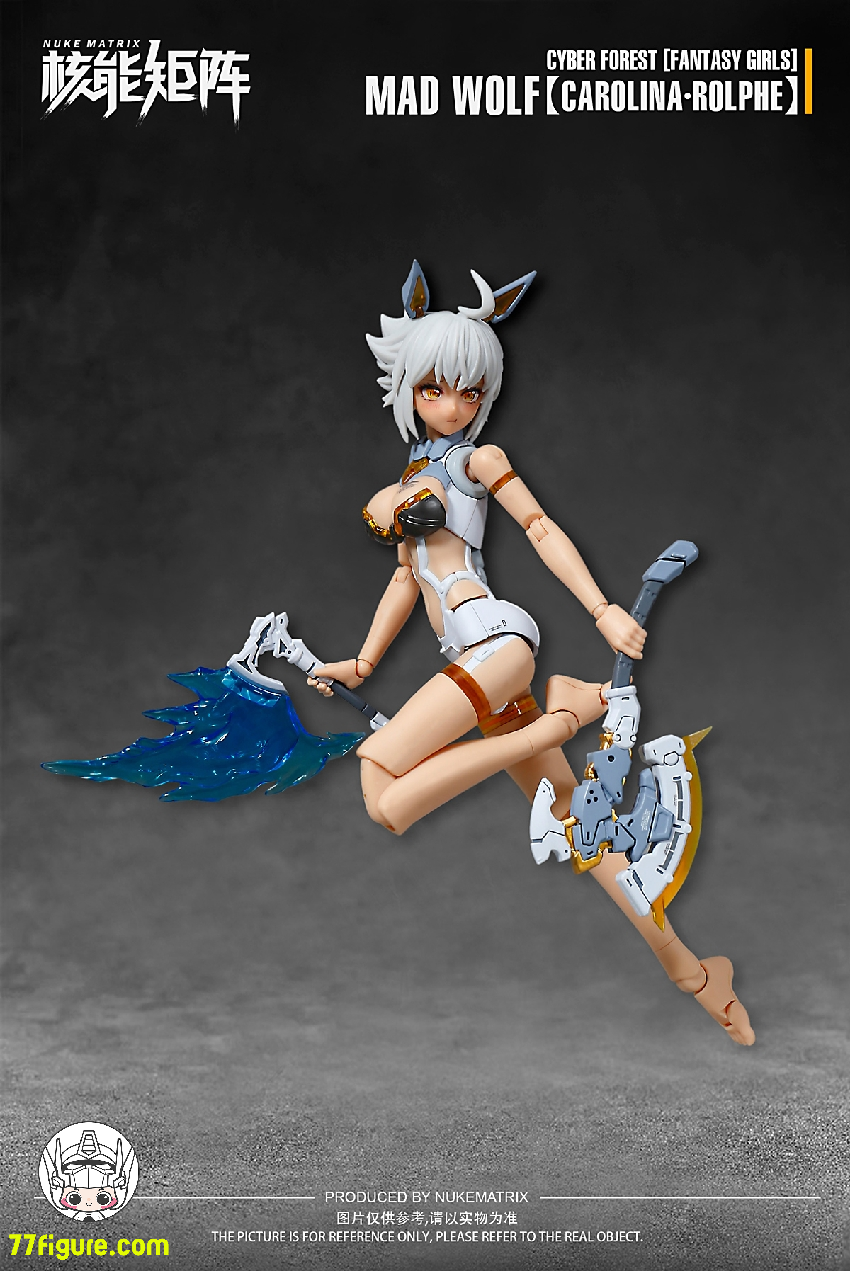 Nuke Matrix 1/12 「ファンタジーガール・サイバーフォレスト」マッドウルフ カロリーナ・ロルフ プラモデル