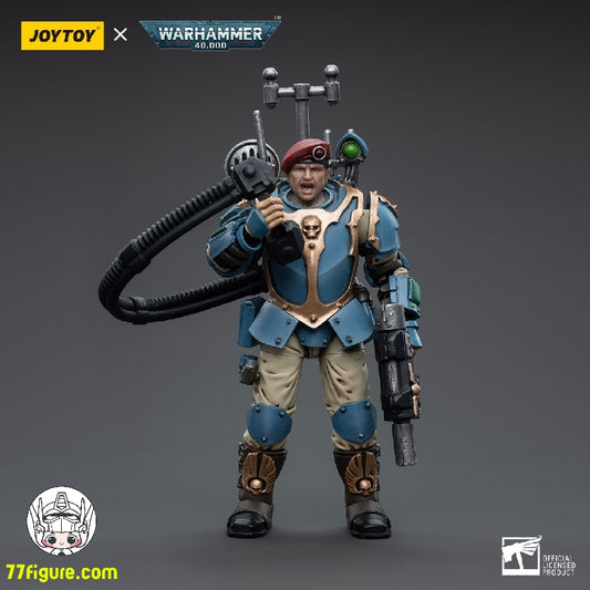 ジョイトイ JoyToy Source 1/18 『ウォーハンマー40K』アストラ ミリタルム テンペストス サイオンズ分隊 第55 カピック イーグルス Vox オペレーター 塗装済み可動フィギュア