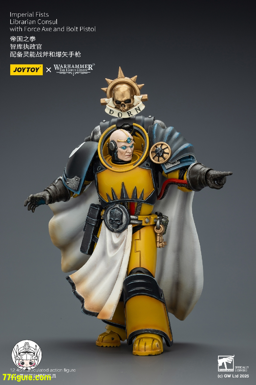【予約商品】ジョイトイ JoyToy Source 1/18 『ウォーハンマー ホルスの異端』インペリアル フィスツ ライブラリアン・コンスル フォースアックス＆ボルトピストル付き 塗装済み可動フィギュア