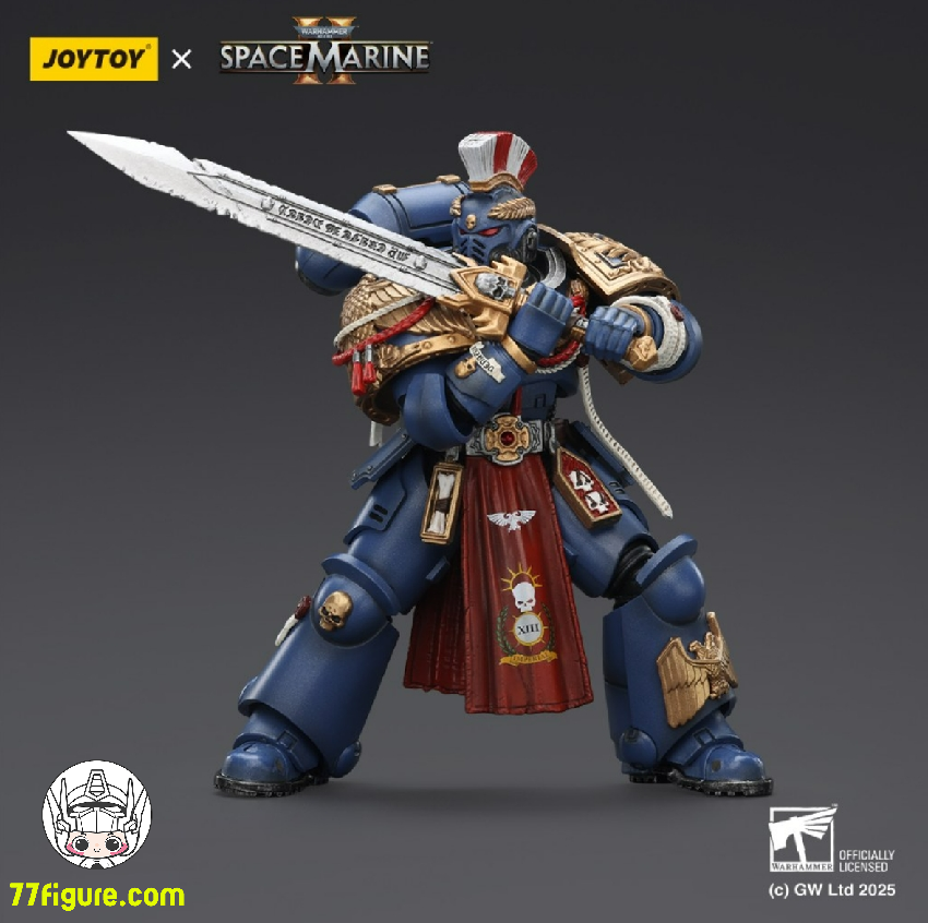 【予約商品】ジョイトイ JoyToy 1/18『ウォーハンマー40K』ウルトラマリーンズ レリック プリムス アーマー プラズマ ピストルとコンバットブレード付き 塗装済み可動フィギュア