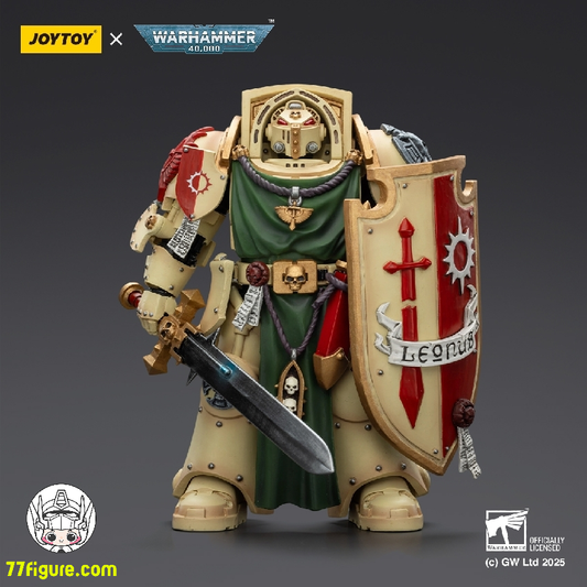 【予約商品】ジョイトイ JoyToy Source 1/18 『ウォーハンマー40K』ダーク エンジェル デスウィングナイト2 パワーソードストームシールドとダークウォッチャー付き 塗装済み可動フィギュア