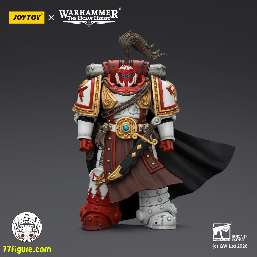 【予約商品】ジョイトイ JoyToy Source 1/18 『ウォーハンマー ホルスの異端』ホワイトスカーズ シブ・カーン 贖罪者 ザ・ブレス・オブ・ザ・ストーム パワーソード付き 塗装済み可動フィギュア