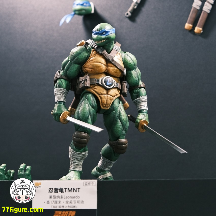 【先行販売】霊機魂 ティーンエイジ  ミュータント ニンジャ タートルズ 『TMNT 』レオナルド 塗装済み可動フィギュア