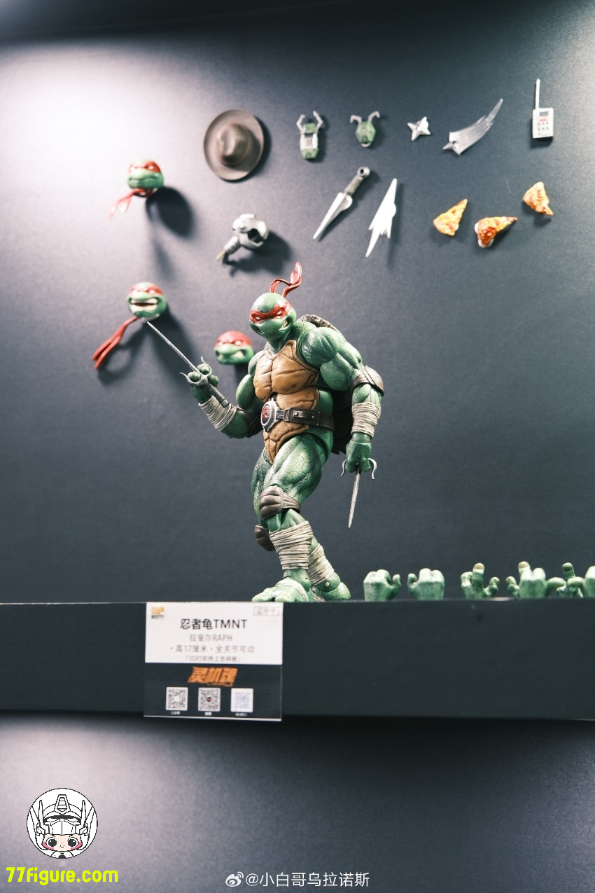 【先行販売】霊機魂 ティーンエイジ  ミュータント ニンジャ タートルズ 『TMNT 』ラファエロ 塗装済み可動フィギュア