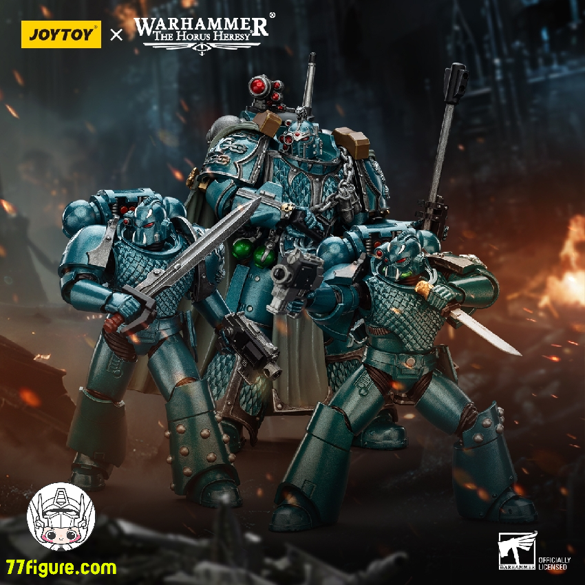【予約商品】ジョイトイ JoyToy Source 1/18 『ウォーハンマー ホルスの異端』アルファ・レギオン 三体セット  塗装済み可動フィギュア