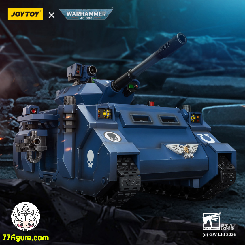 【予約商品】ジョイトイ JoyToy Source 1/18 『ウォーハンマー40K』ウルトラマリン プレデター デストラクター 砲塔搭載型オートキャノンとスポンソン搭載型ヘヴィボルター付き 塗装済み可動フィギュア