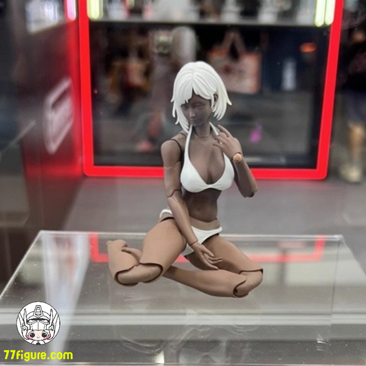 【予約商品】Romankey 1/12 UMS004 女性素体 黒 Ver.塗装済み可動フィギュア