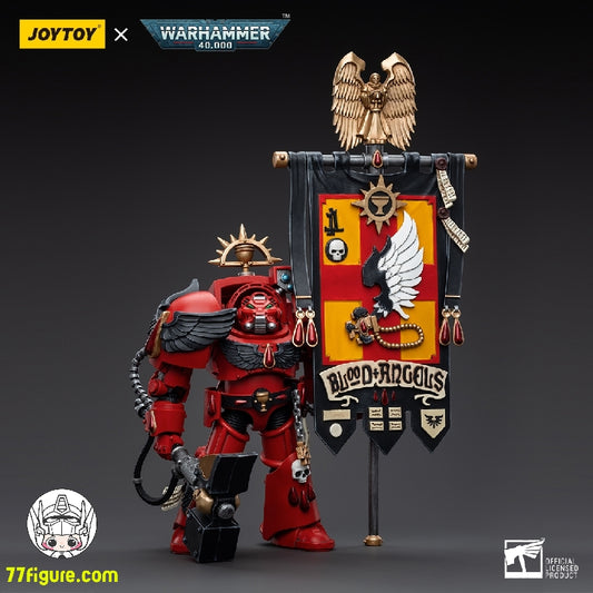 【品切れ】ジョイトイ JoyToy Source 1/18 『ウォーハンマー40K』ブラッドエンジェル エンシェント ブラザー レオニード 塗装済み可動フィギュア