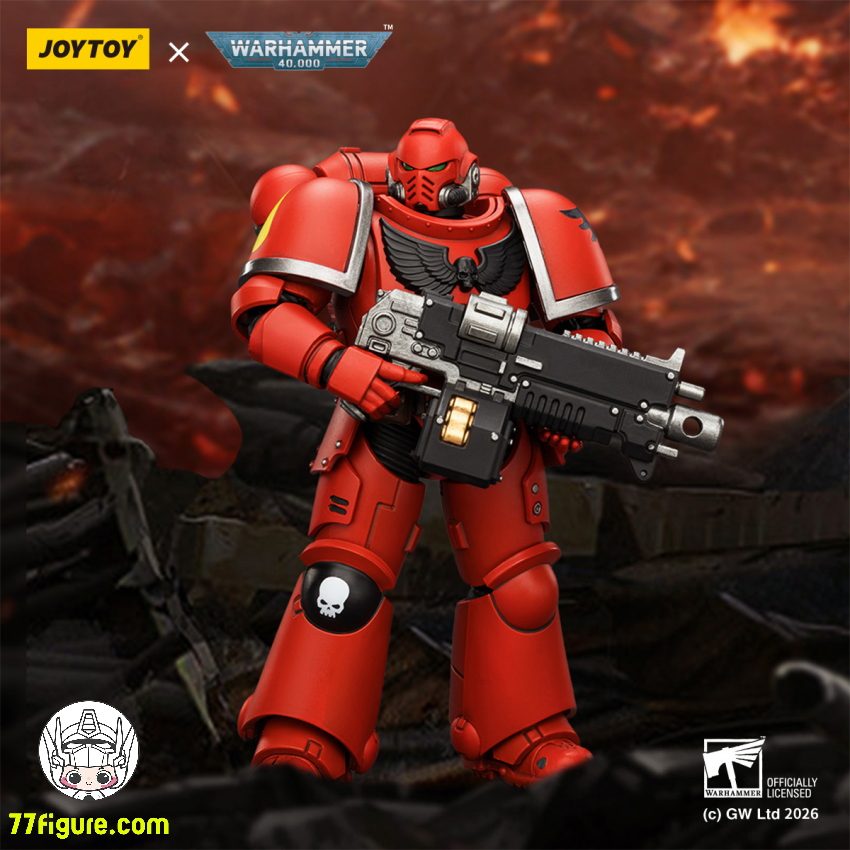 【予約商品】ジョイトイ JoyToy Source 1/18 『ウォーハンマー40K』ブラッド エンジェル インターセッサー ボルトライフル ボルトピストル チェーンソード付き 塗装済み可動フィギュア