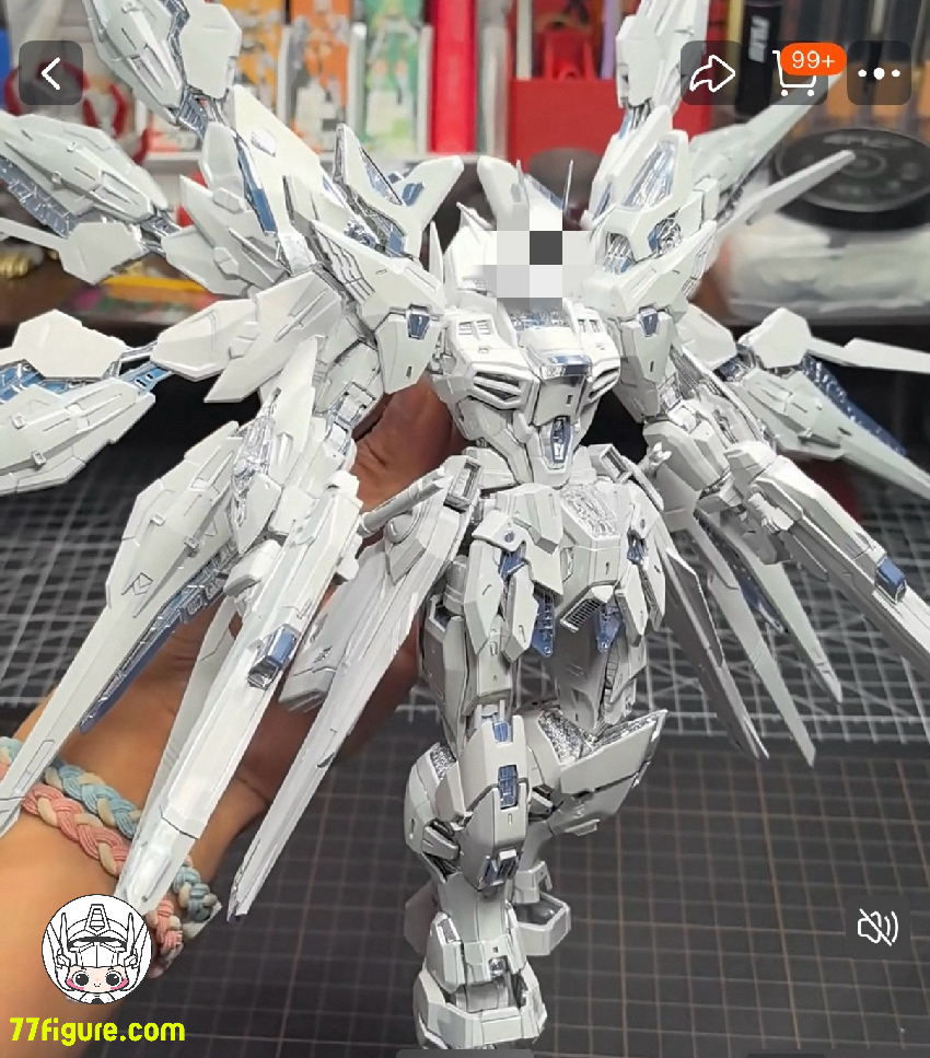 【予約商品】長龍 1/100 MGEX 暮光ホワイト 光翼付き プラモデル