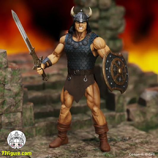 【予約商品】Boss Fight Studio 1/12 コナン・ザ・バーバリアン 黒海岸の略奪者 コナン 塗装済み可動フィギュア
