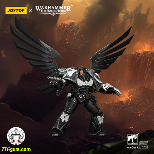 【予約商品】ジョイトイ JoyToy Source 1/18『ウォーハンマー ホルスの異端』レイヴンガード 第19軍団のプライマーク コルヴァス コラックス 塗装済み可動フィギュア