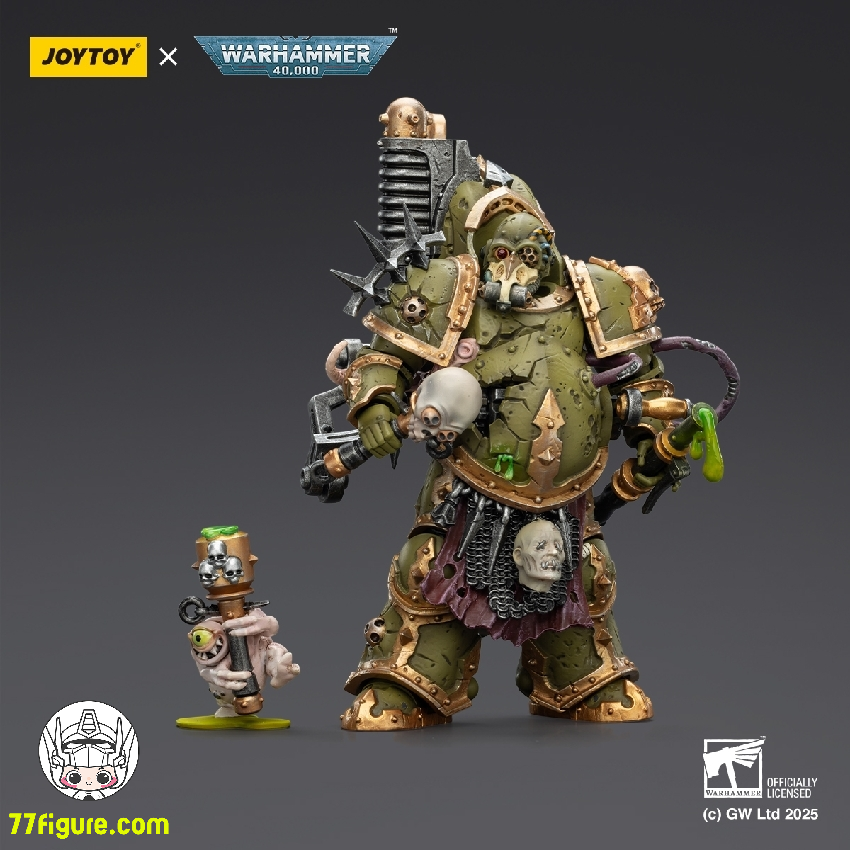 【予約商品】ジョイトイ JoyToy Source 1/18 『ウォーハンマー40K』デスガード ファウル ブライトスポーン ペストスプレー付き 塗装済み可動フィギュア