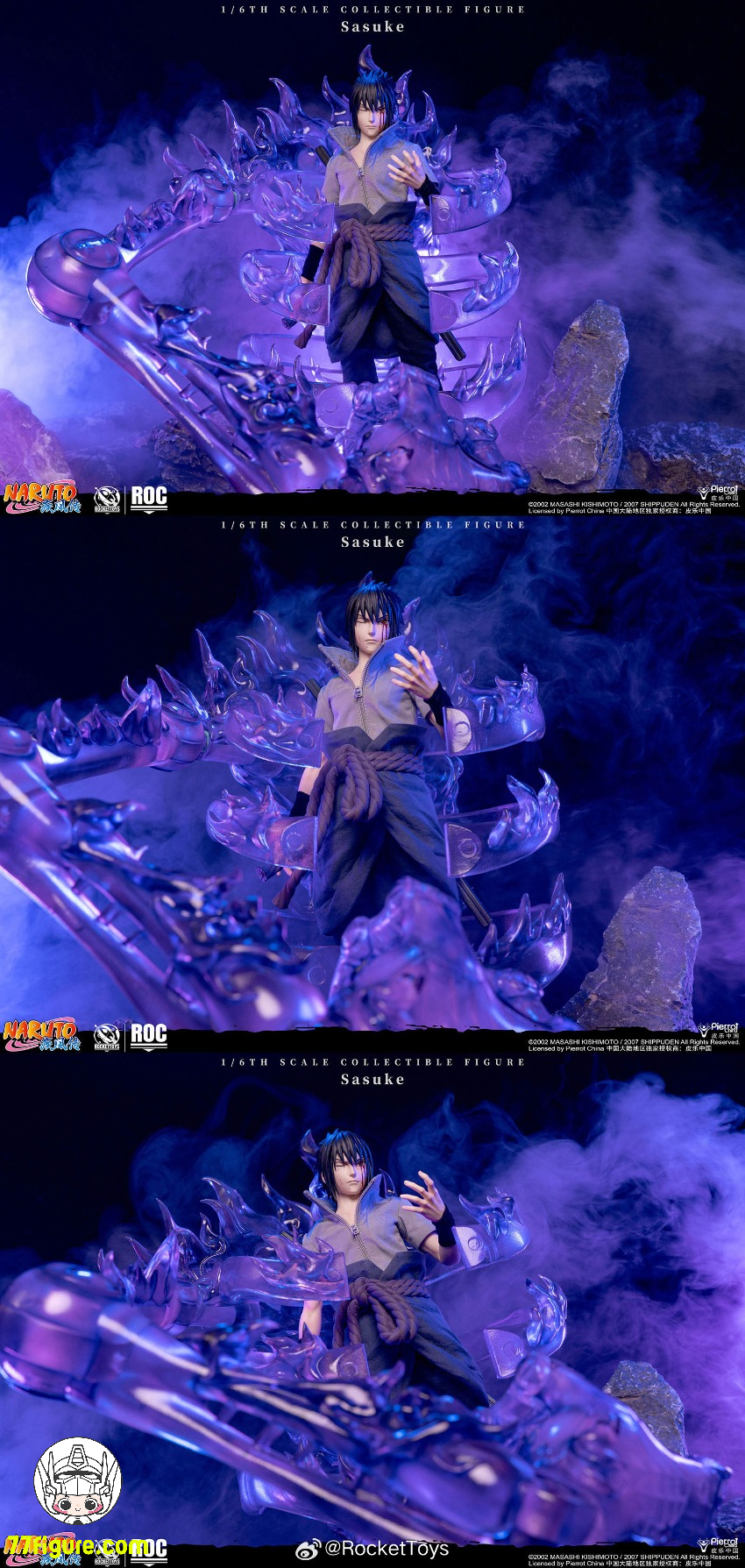 【予約商品】Rocket Toys 1/6 公式公認 『NARUTO -ナルト-』 うちは サスケ 豪華版 塗装済み可動フィギュア
