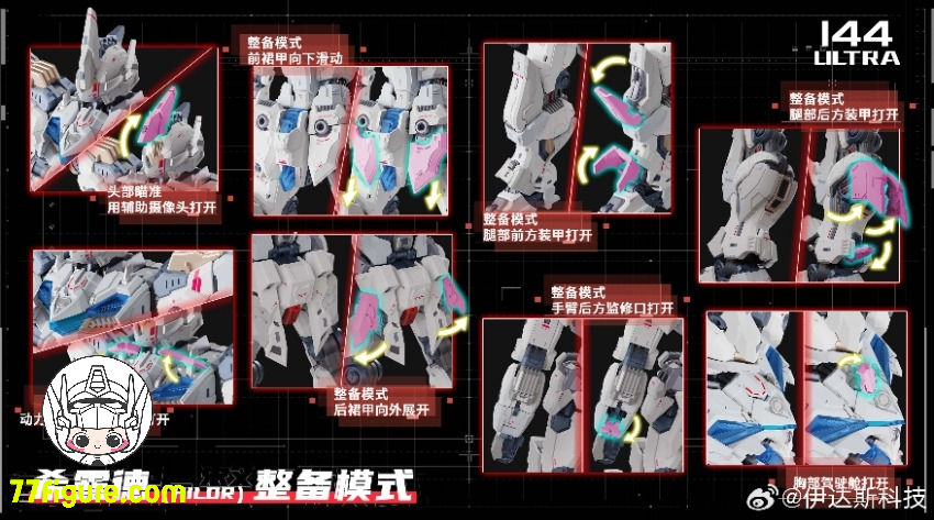 【予約商品】Eddas Technology 1/144 144ウルトラ ヒルデ スカイライダー プラモデル