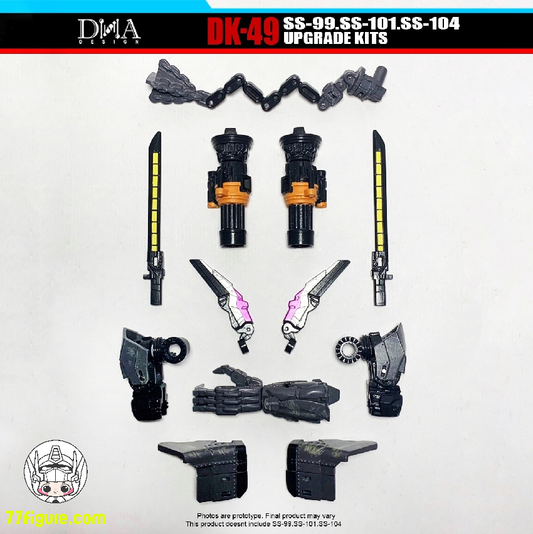 DNA DK-49 SS-99 バトルトラップ、SS-101 スカージ、SS-104 ナイトバード用 アップグレード キット (予約特典付き)