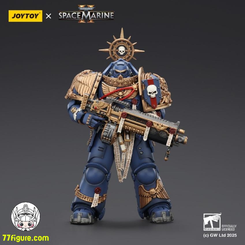 【予約商品】ジョイトイ JoyToy 1/18『ウォーハンマー40K』ウルトラマリーンズ ヘビー レリック プリムス アーマー ヘビー レリック ボルト ライフル付き 塗装済み可動フィギュア