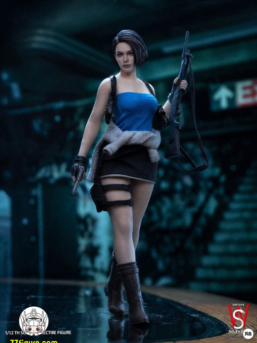 SW Toys 1/12 NO.FS079 バイオハザード ジル・バレンタイン 塗装済み可動フィギュア