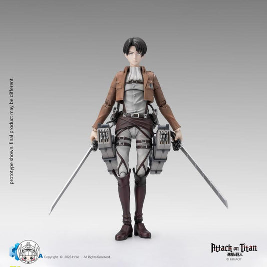 【予約商品】Hiya Toys 1/12 Exquisite Basic 『進撃の巨人』リヴァイ・アッカーマン 塗装済み可動フィギュア
