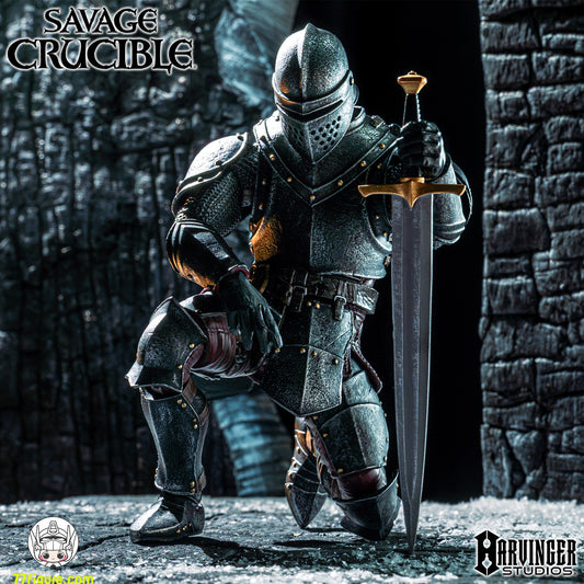 【予約商品】Harvinger Studios 1/12 サベージ・クルーシブル ベアリングの騎士 塗装済み可動フィギュア