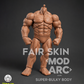 【予約商品】MODARC Studio 1/12 スーパーバルキー 男性ボディ フェアスキンVer. 塗装済み可動フィギュア
