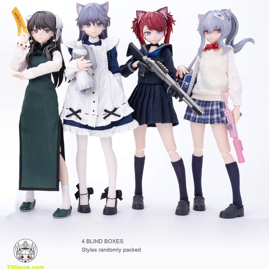 【予約商品】Eden Industry Feiqizi「アンユージュアル・デイ」ブラインドボックス4個セット 塗装済み可動フィギュア