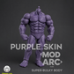 【予約商品】MODARC Studio 1/12 スーパーバルキー 男性ボディ パープルスキンVer. 塗装済み可動フィギュア