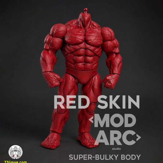 【予約商品】MODARC Studio 1/12 スーパーバルキー 男性ボディ レッドスキンVer. 塗装済み可動フィギュア