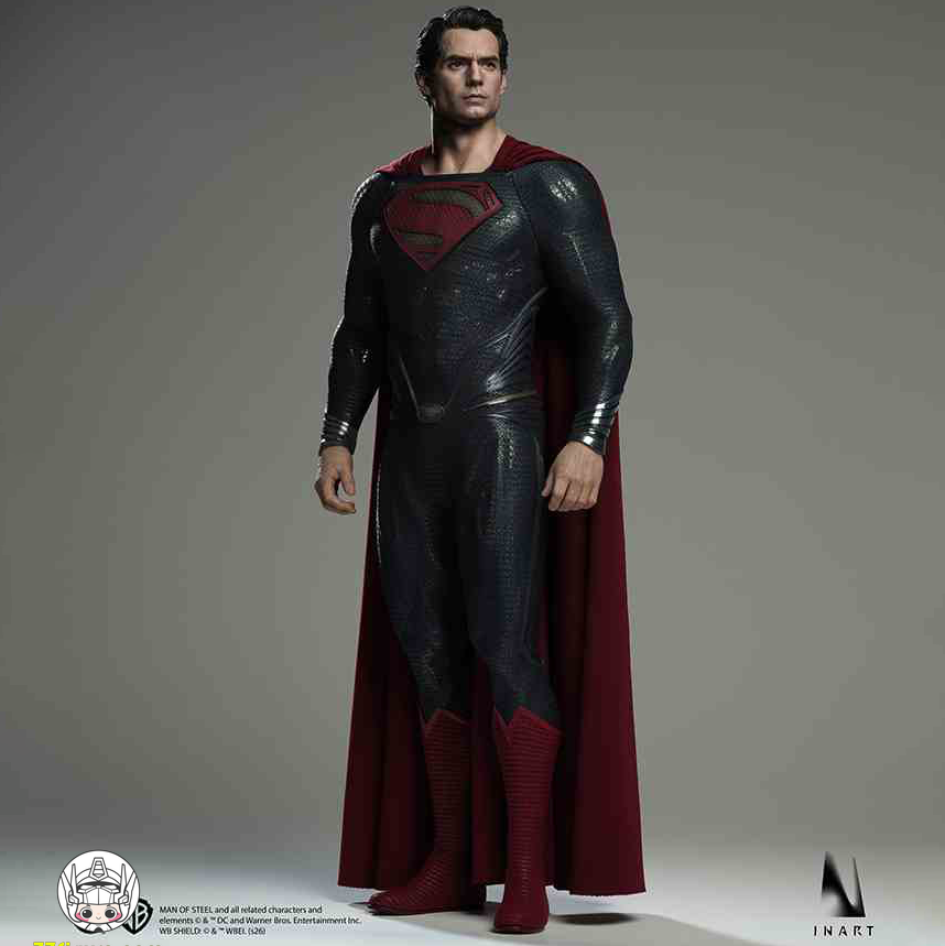 【予約商品】INART 1/6 AgA042 スーパーマン：マン・オブ・スティール スーパーマン ダブルヘッドスカルプトVer. 塗装済み可動フィギュア