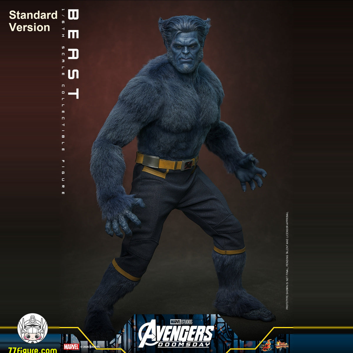 【予約商品】Hot Toys 1/6 アベンジャーズ：ドゥームズデイ ビースト スタンダード版 塗装済み可動フィギュア