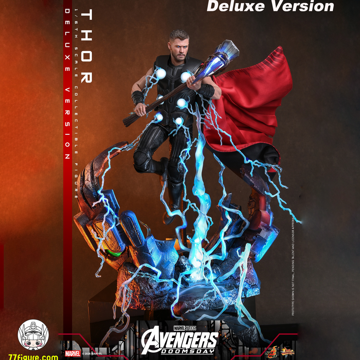【予約商品】Hot Toys 1/6 MMS919『アベンジャーズ：ドゥームズデイ』ソー 豪華版 塗装済み可動フィギュア