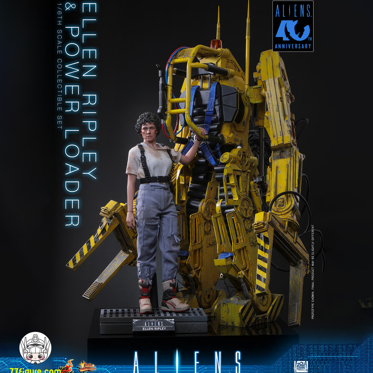 【予約商品】Hot Toys 1/6 MMS923『エイリアン2』エレン・リプリー＆パワーローダー セット 塗装済み可動フィギュア