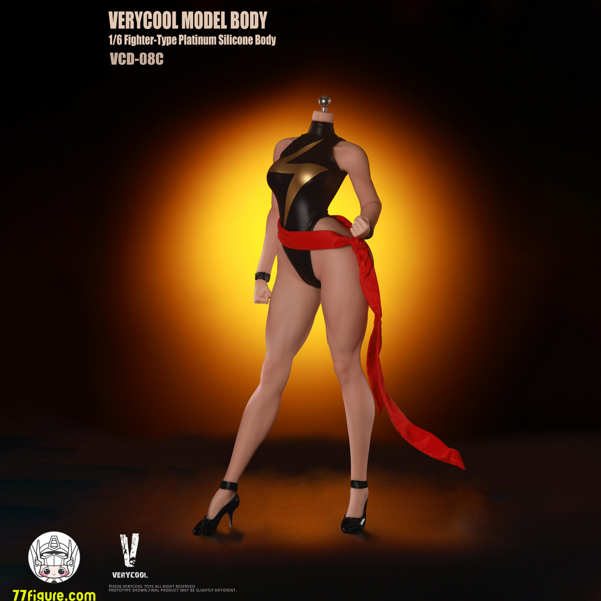 【予約商品】VERYCOOL 1/6 VCD-08C 8号格闘タイプ・プラチナシリコン女性ボディ 小麦色肌 塗装済み可動フィギュア