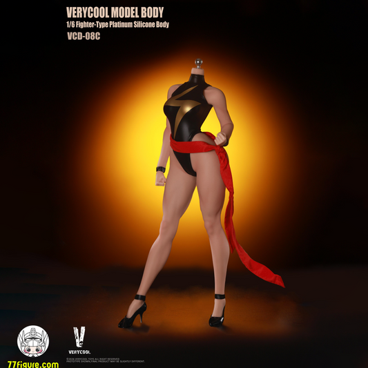 【予約商品】VERYCOOL 1/6 VCD-08C 8号格闘タイプ・プラチナシリコン女性ボディ 小麦色肌 塗装済み可動フィギュア