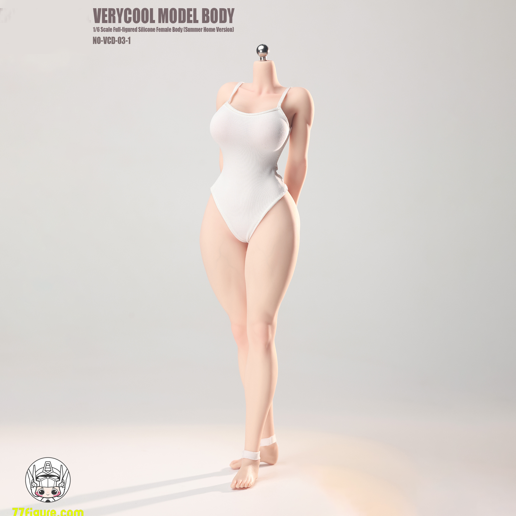 Verycool 1/6 VCD-03-1A 3号シリコン女性素体 豊満体型 色白肌 サマールームウェアVer. 塗装済み可動フィギュア