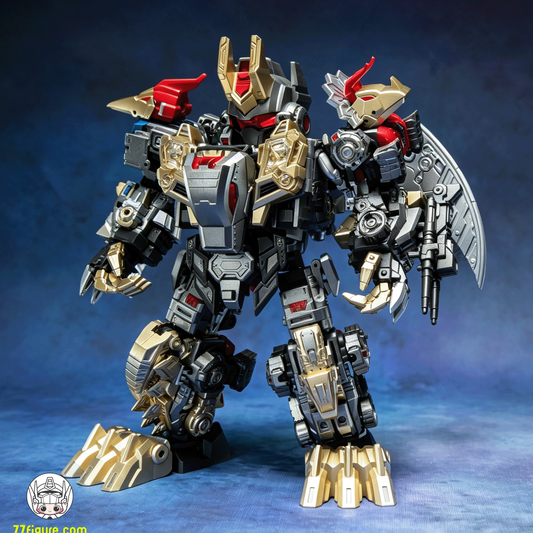 【予約商品】Machinecat Toys Steel Kiddy Party JGM-SKP02 ミニアスラ ディノキング 5体セット 変形ロボット