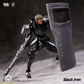 【予約商品】Skull Toyz x Snake 1/12 ブラックアイアン サイバー・チーム 塗装済み可動フィギュア