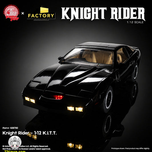 【予約商品】Ramen Toy 1/12 公式ライセンス ナイトライダー マイケル・ナイト＆KITT 塗装済み可動フィギュア